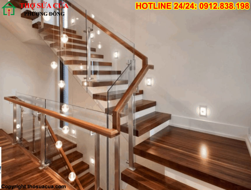 Sửa cầu thang gỗ tại Thanh Xuân