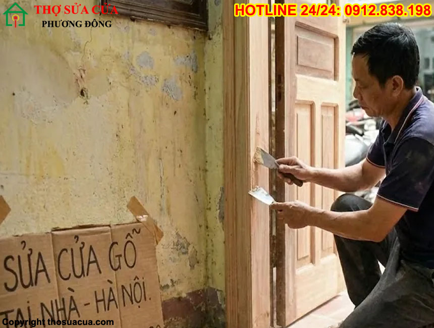 Sửa cửa gỗ tại Tây Hồ
