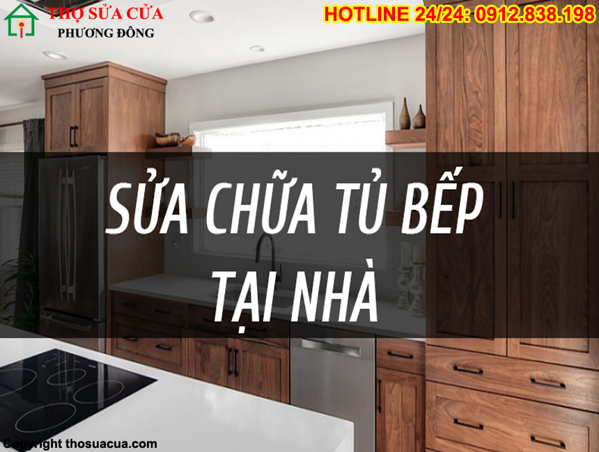 Sửa tủ bếp tại Long Biên