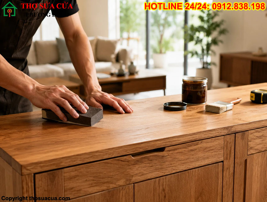 Sửa tủ gỗ tại Thanh Xuân