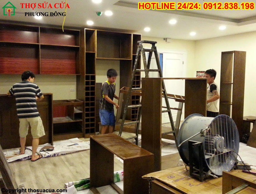 Tháo lắp vận chuyển đồ gỗ tại Bình Chánh