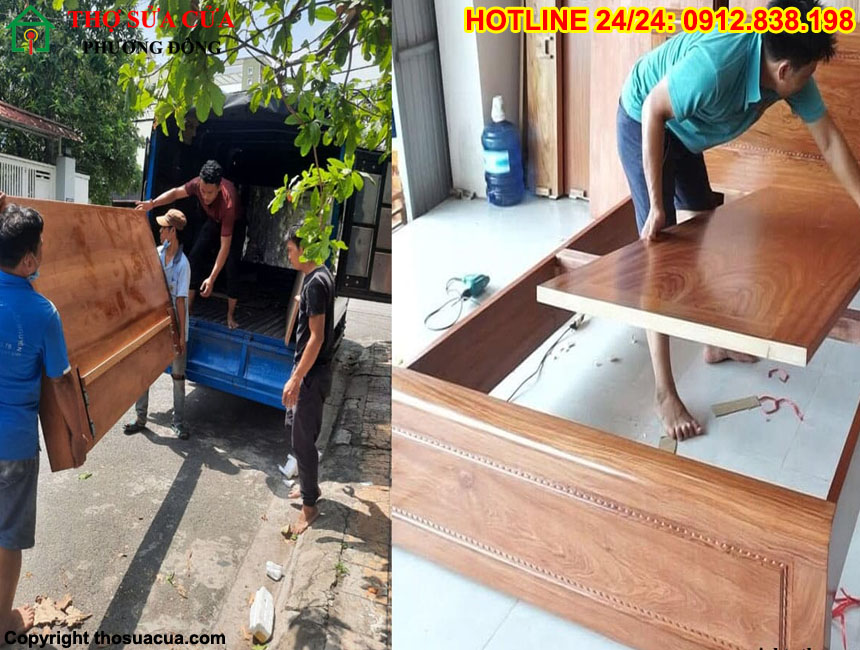 Tháo lắp vận chuyển đồ gỗ tại Gia Lâm