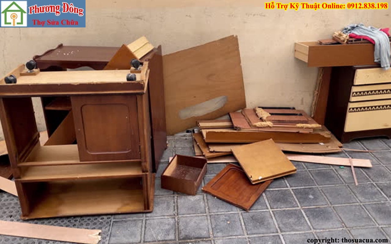 Tháo lắp vận chuyển đồ gỗ tại Hải Phòng