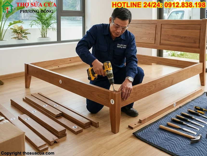 Tháo lắp vận chuyển đồ gỗ tại Thạch Thất