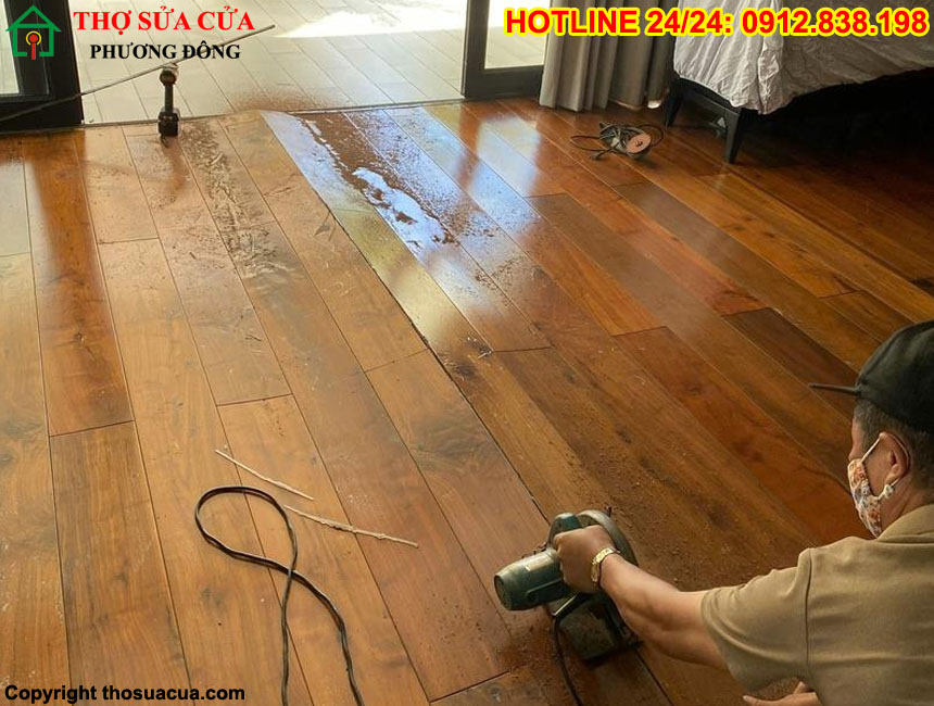 Sửa sàn gỗ tại Đống Đa