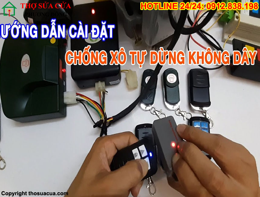 Cách lắp bộ tự dừng cửa cuốn