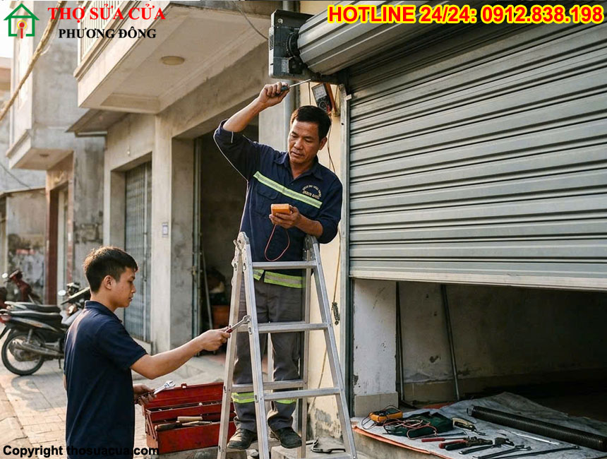 Cách sửa chữa lỗi cửa cuốn thường gặp