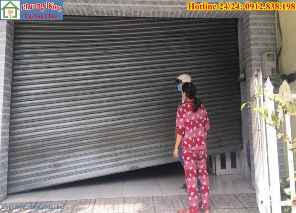 Cửa cuốn bị lệch ray