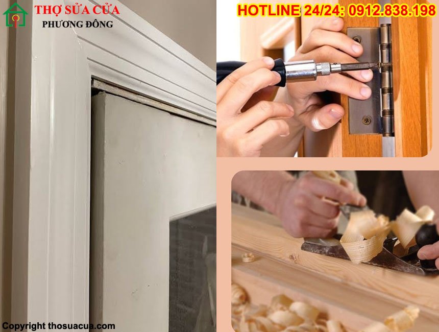 Cửa gỗ bị cong vênh