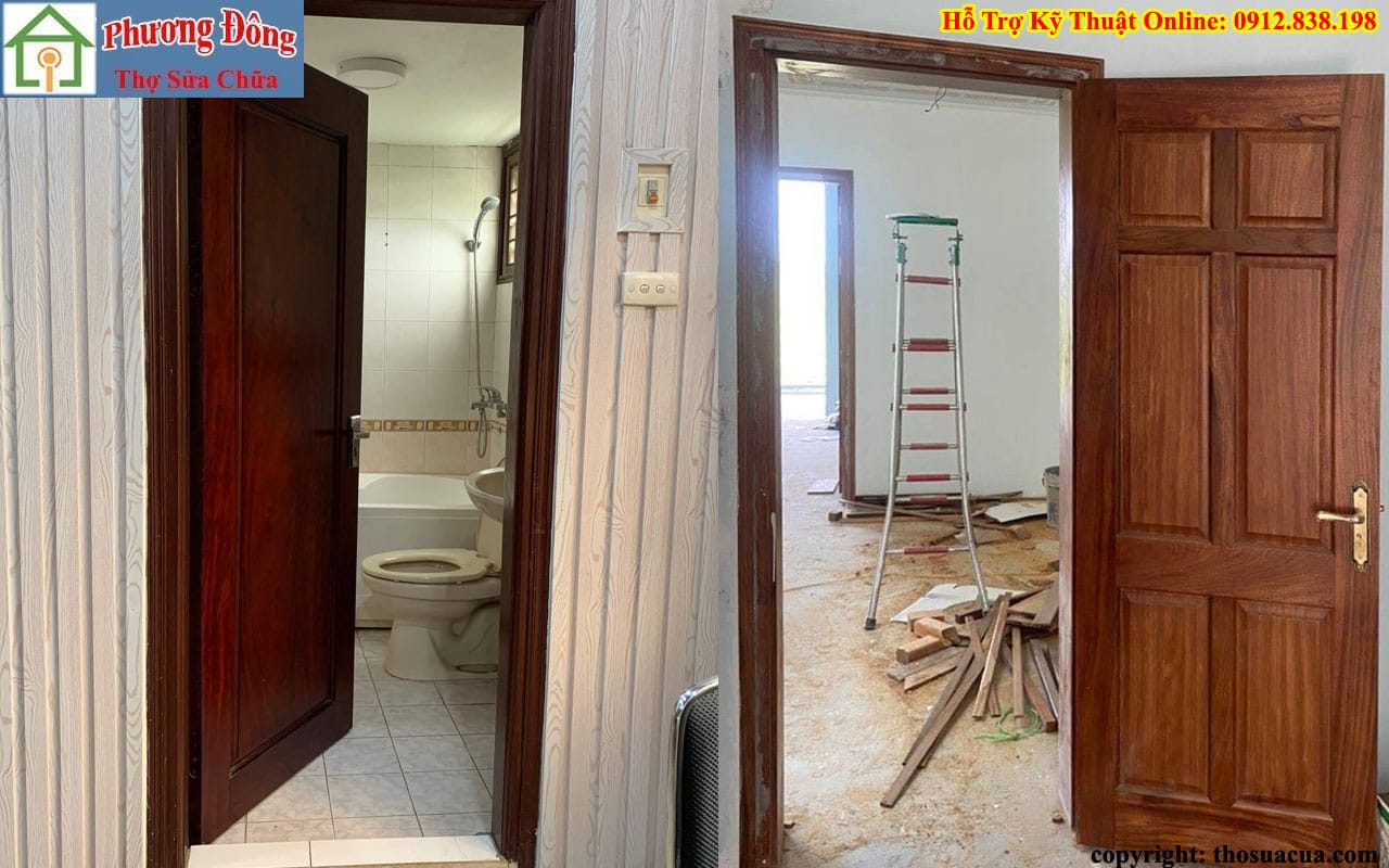 Cửa gỗ có nên dùng trong nhà tắm