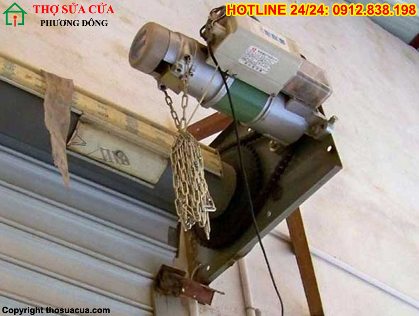Sử dụng Motor cửa cuốn đúng cách