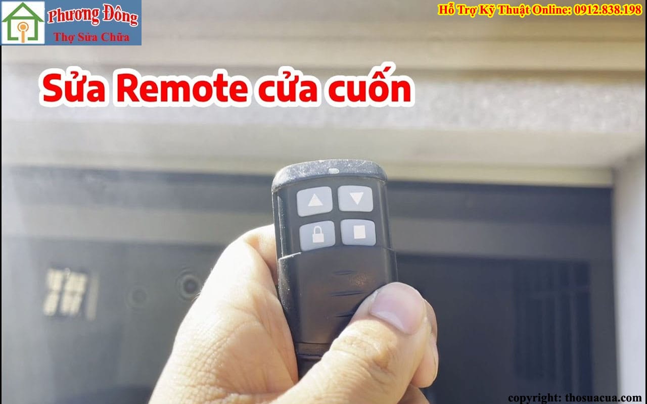 Sửa remote cửa cuốn không hoạt động