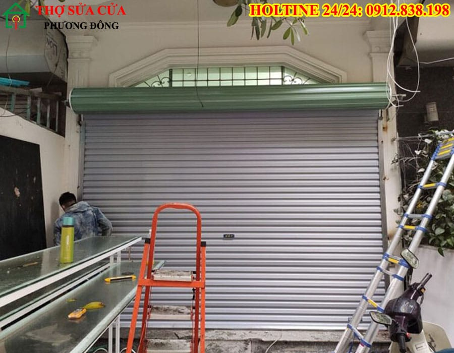 Sửa cửa cuốn không dừng khi gặp vật cản