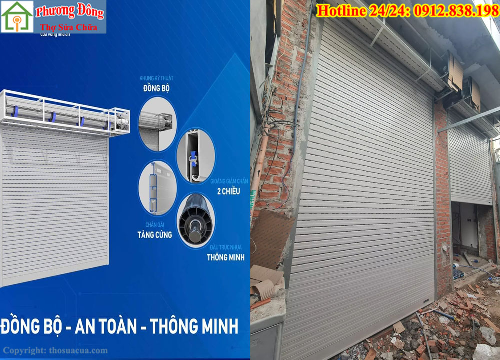 Bán và Lắp mới cửa cuốn tại Khánh Hòa