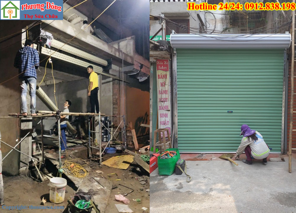 Bán và lắp mới cửa cuốn tại phường Kiến An