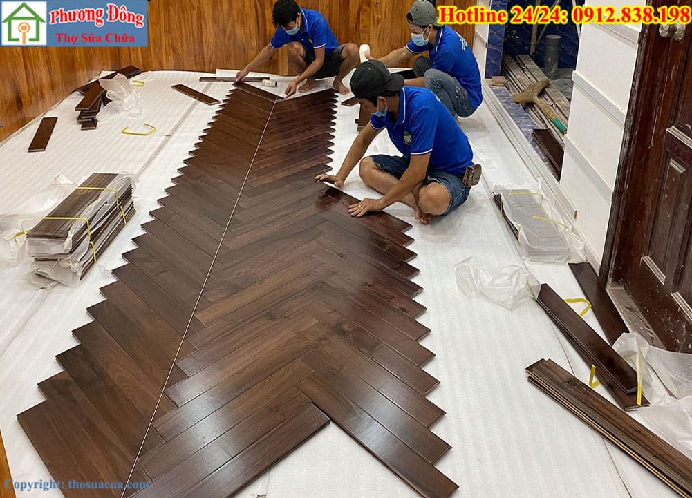 Dịch vụ thi công sàn gỗ