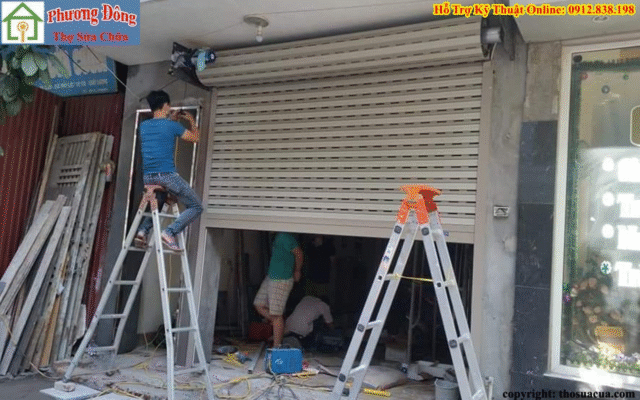 Sửa cửa cuốn tại Phường Hồng An