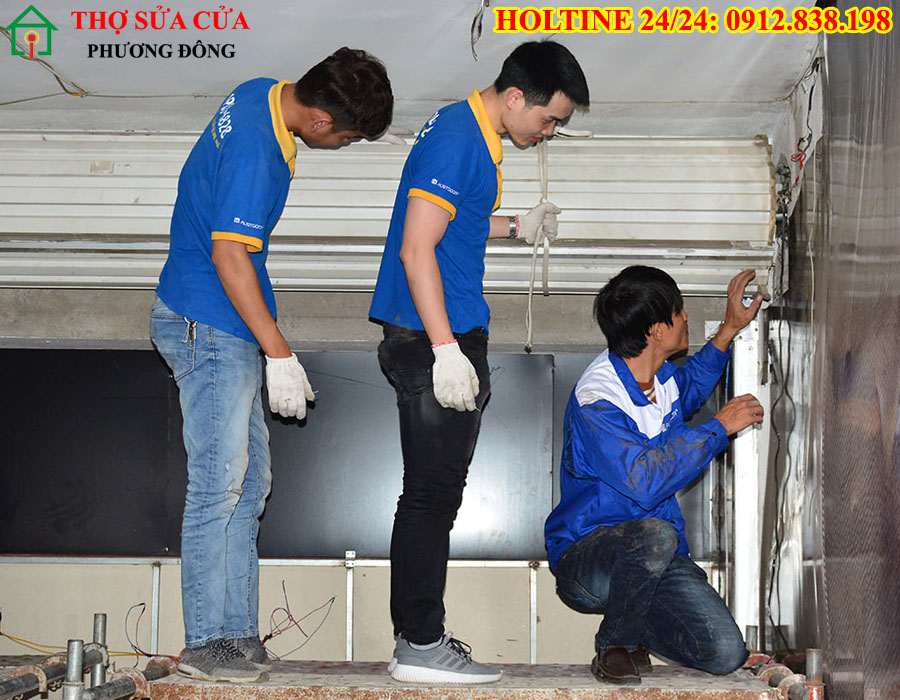 Sửa cửa cuốn tại phường Bình Đông