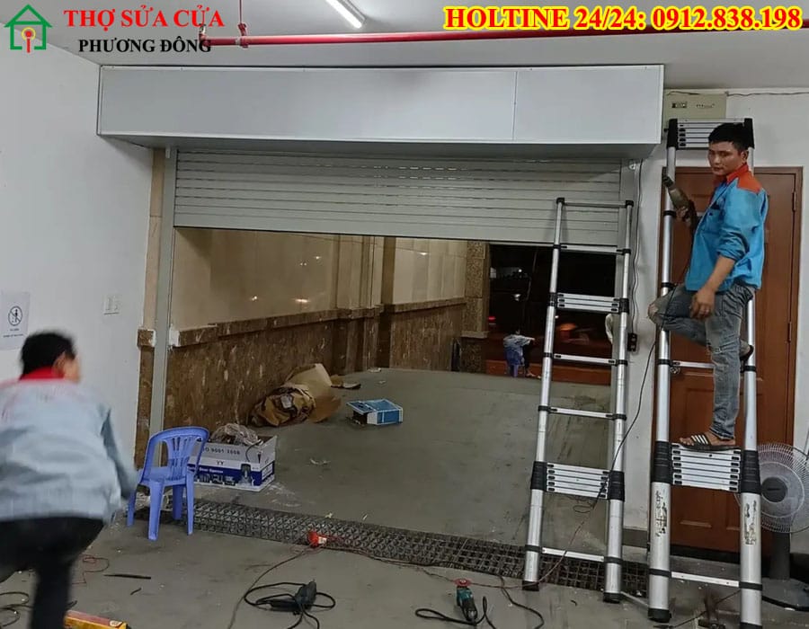 Sửa cửa cuốn tại phường Chu Văn An