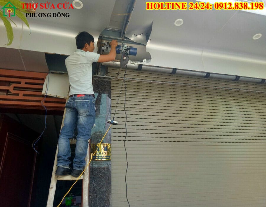 Sửa cửa cuốn tại phường Hồng An
