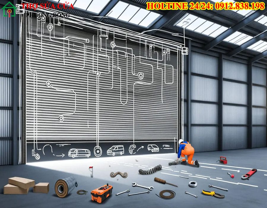 Sửa cửa cuốn tại phường Kinh Bắc