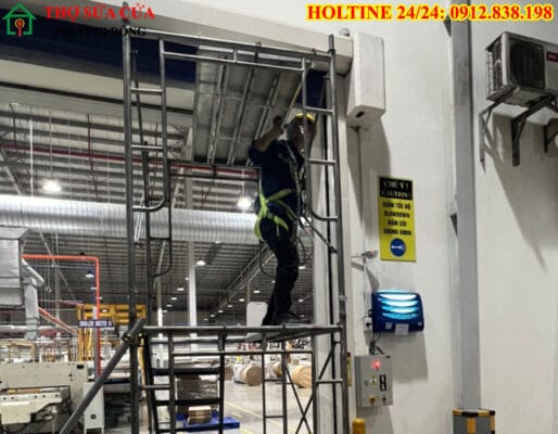Sửa cửa cuốn tại phường Long Bình