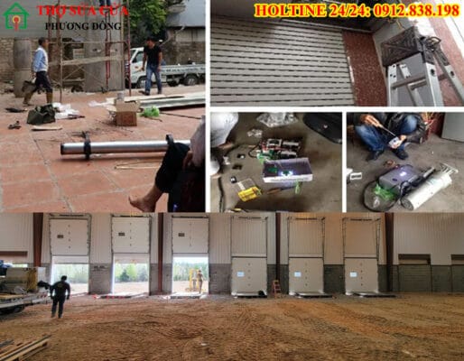 Sửa cửa cuốn tại phường Nông Trang