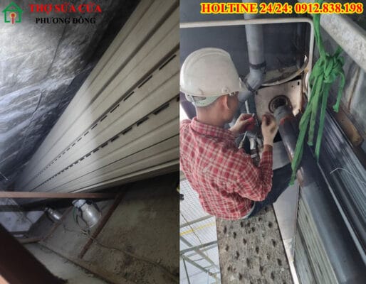 Sửa cửa cuốn tại phường Rạch Dừa