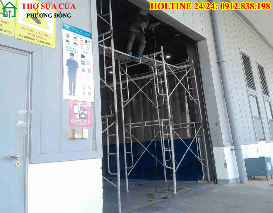 Sửa cửa cuốn tại phường Tây Nam