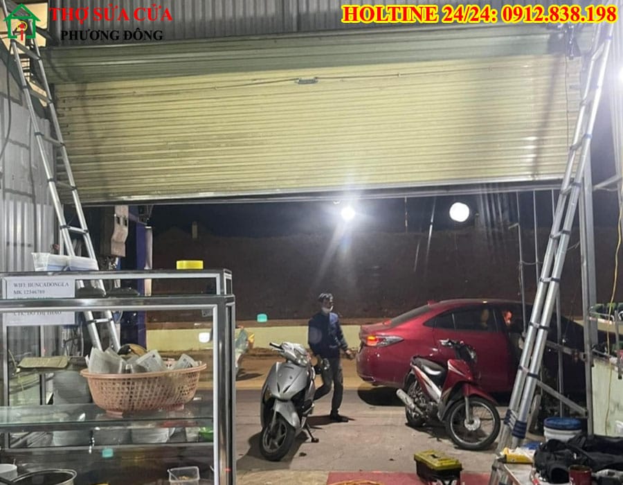 Sửa cửa cuốn tại phường Tây Thạnh