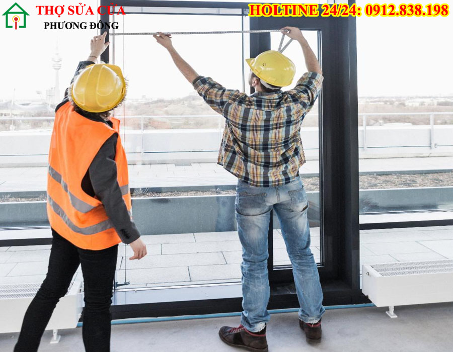 Sửa cửa kính tại phường Bình Tiên