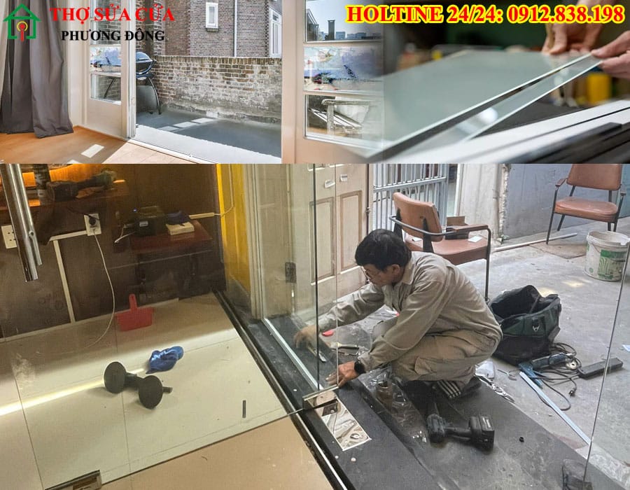 Sửa cửa kính tại phường Đa Mai