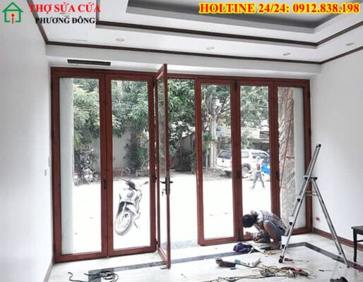 Sửa cửa kính tại phường Đông Hòa