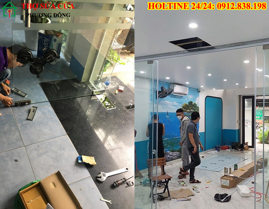 Sửa cửa kính tại phường Hưng Đạo