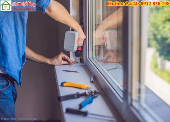 Sửa cửa kính tại phường Kim Liên