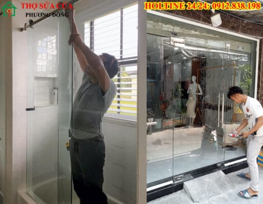 Sửa cửa kính tại phường Nhân Hòa