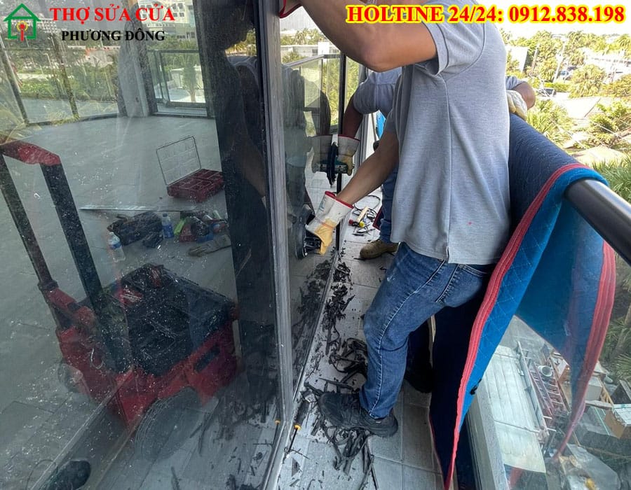 Sửa cửa kính tại phường Ninh Xá