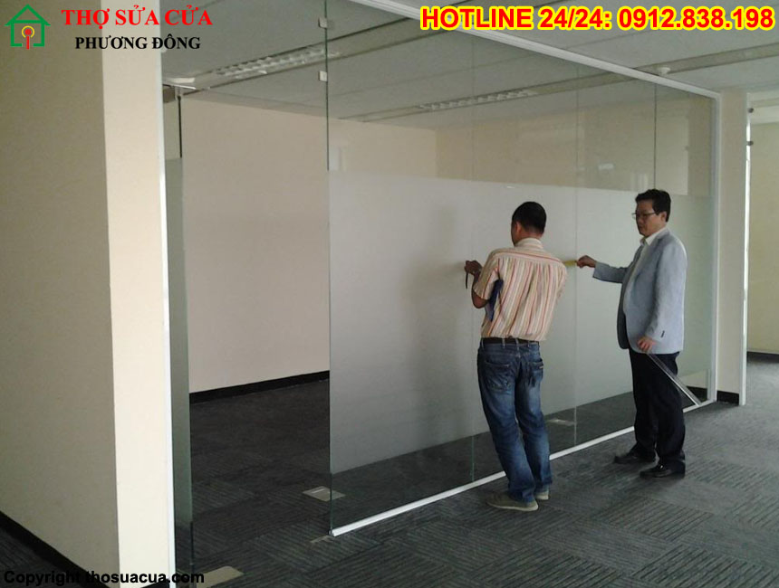 Sửa cửa kính tại phường Ô Chợ Dừa