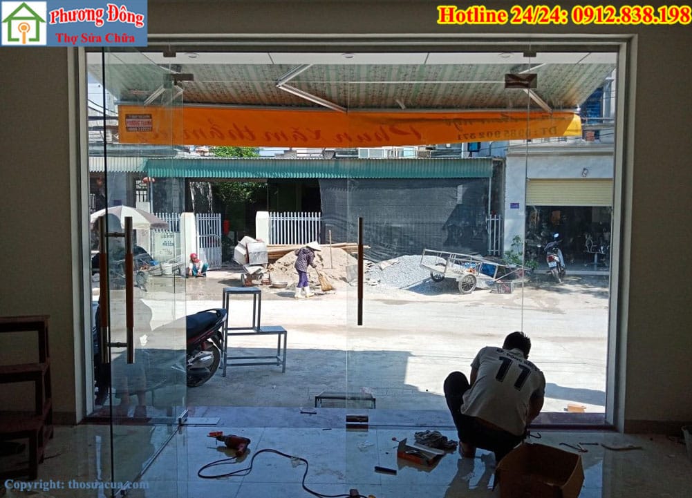 Sửa cửa kính tại phường Ô Chợ Dừa