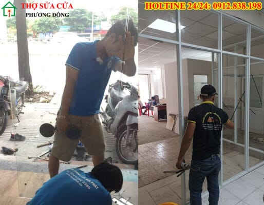 Sửa cửa kính tại phường Tân Hòa