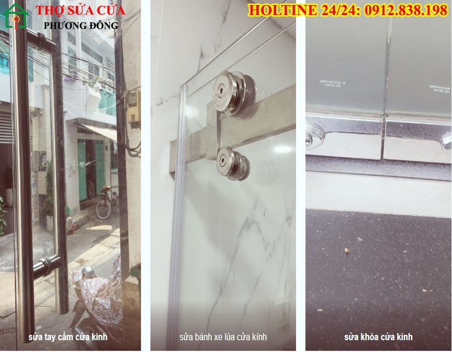 Sửa cửa kính tại phường Tân Tạo