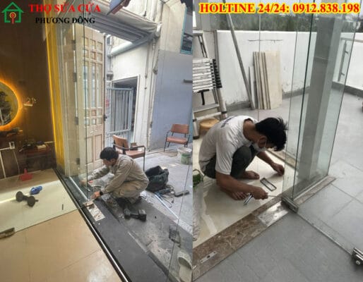 Sửa cửa kính tại phường Vĩnh Tân