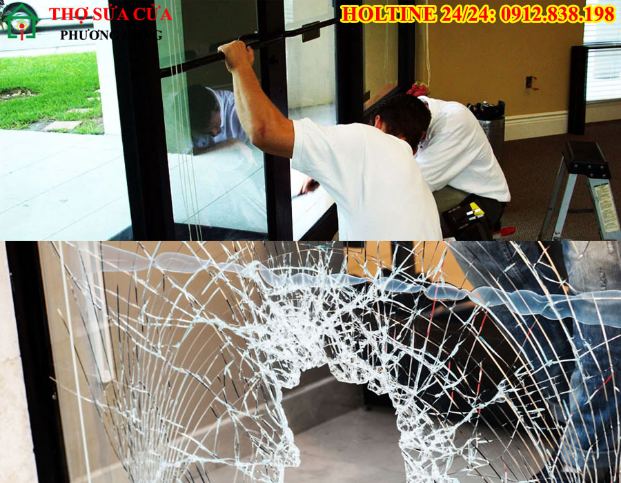 Sửa cửa kính tại phường Thái Học