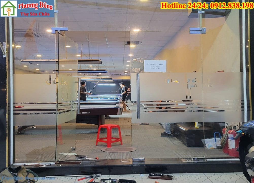 Sửa cửa kính tại phường Yên Hòa