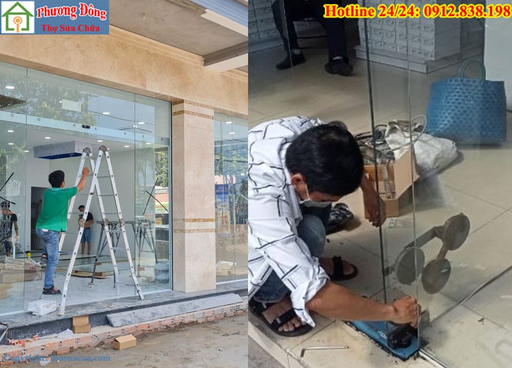 Sửa cửa kính tại phường Yên Sở