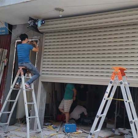 sửa cửa cuốn lỗi cảm biến dừng