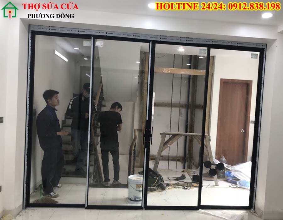 thợ sửa cửa trượt nhôm kính xingfa