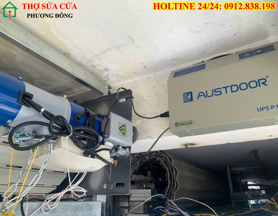 Bộ lưu điện cửa cuốn không hoạt động