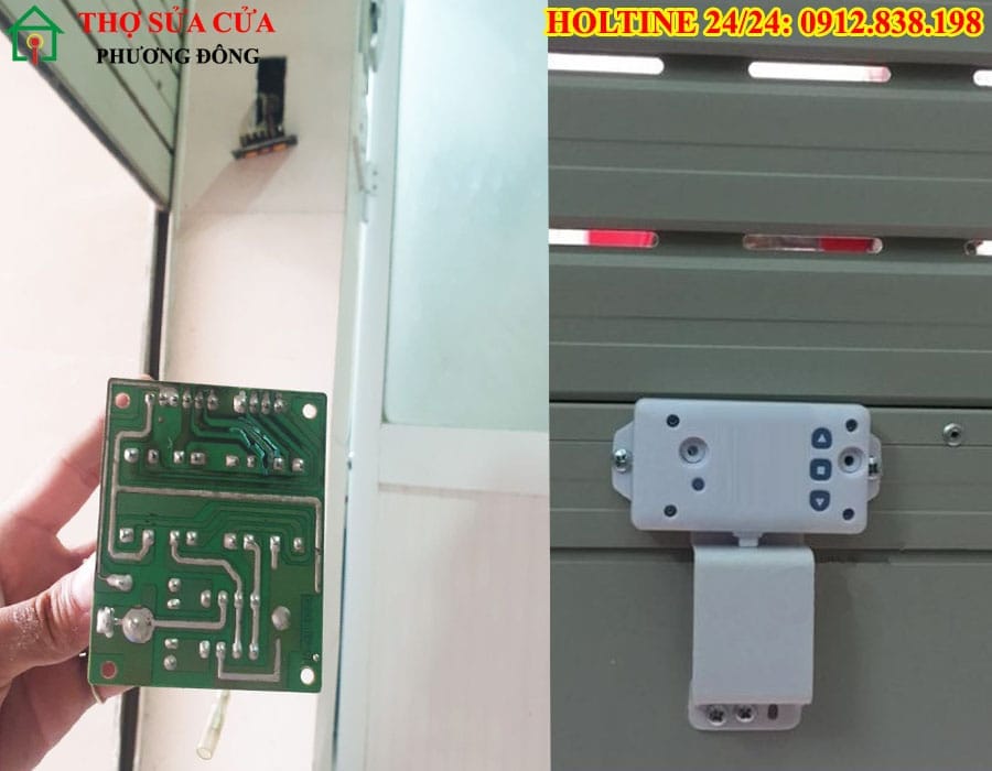 Cảm biến cửa cuốn hỏng