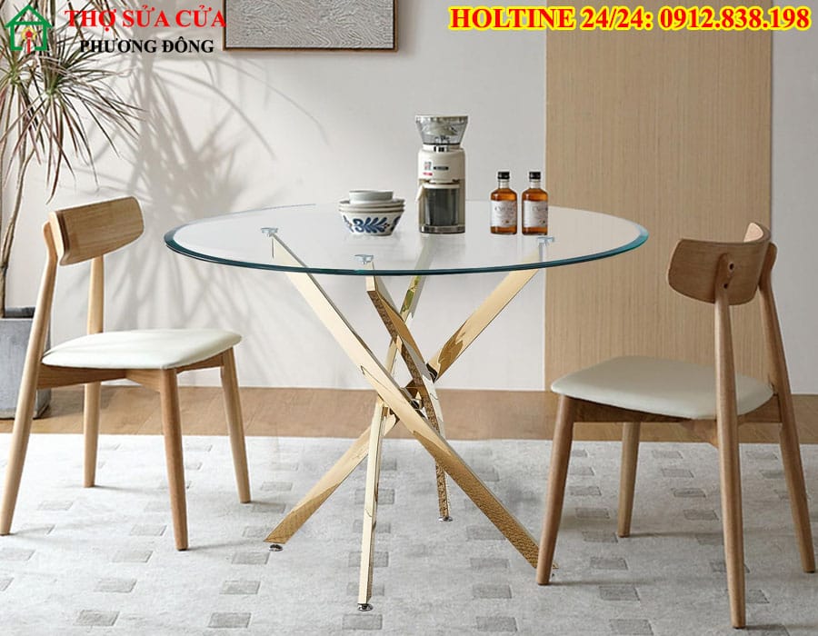 Cắt kính mặt bàn tại phường An Khánh